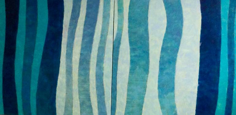 Original Abstract Painting by Johannes Van Uden