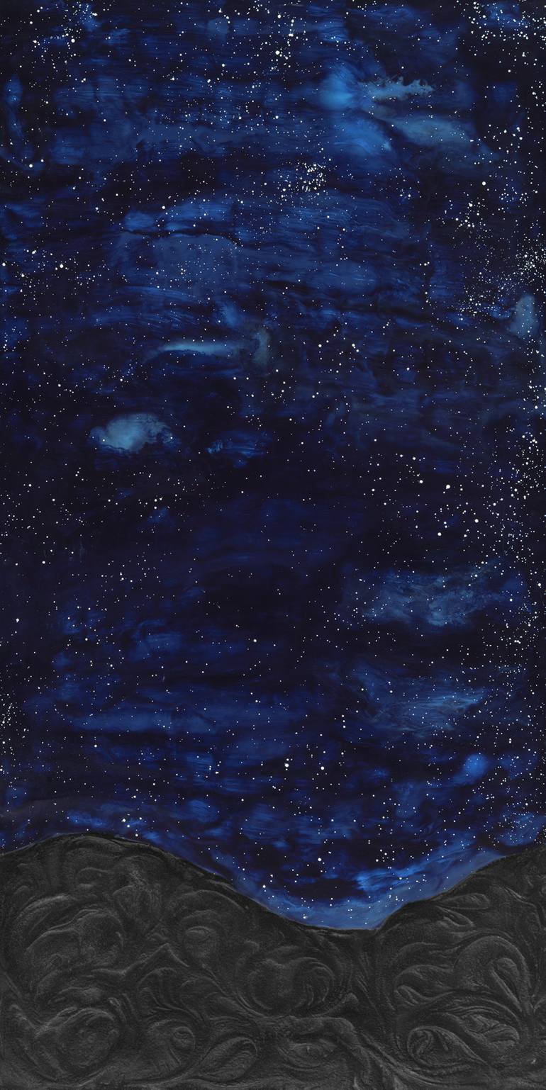 Starry Night Painting by Laura Anderson | Saatchi Art