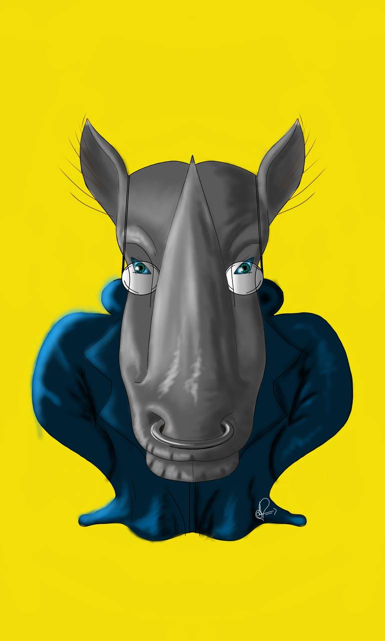 Original Illustration Fantasy Drawing by San In