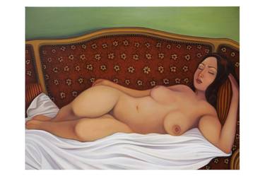 Original Figurative Nude Paintings by Paolo Perfranceschi