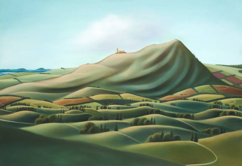 Original Figurative Landscape Painting by Paolo Perfranceschi