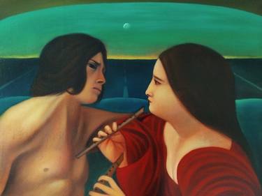 Original Fine Art Classical mythology Paintings by Paolo Perfranceschi