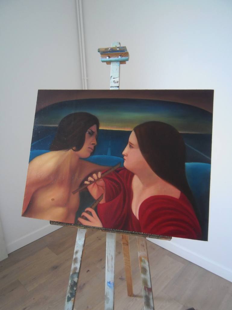 Original Classical mythology Painting by Paolo Perfranceschi