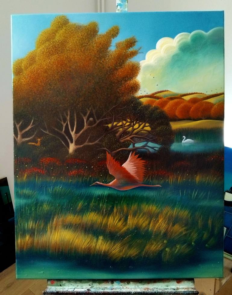 Original Figurative Landscape Painting by Paolo Perfranceschi