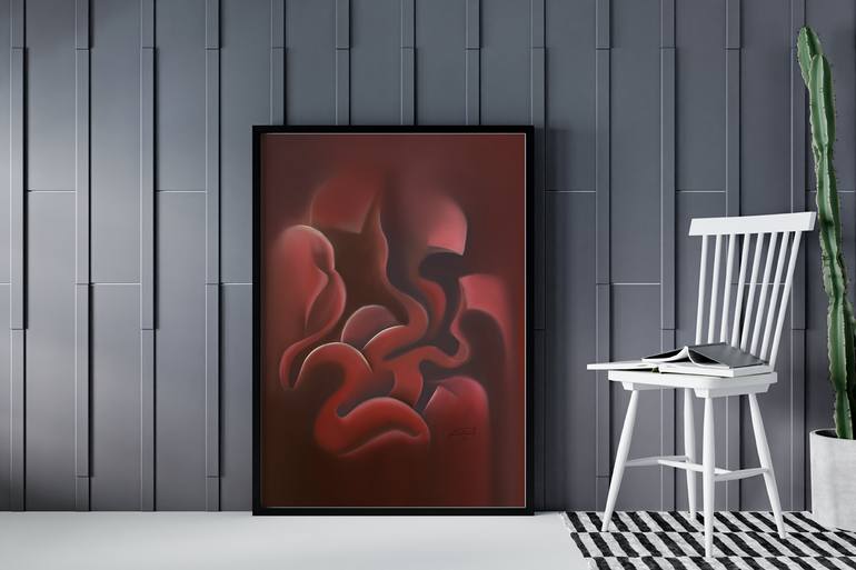 Original Figurative Abstract Digital by Lara J Trad