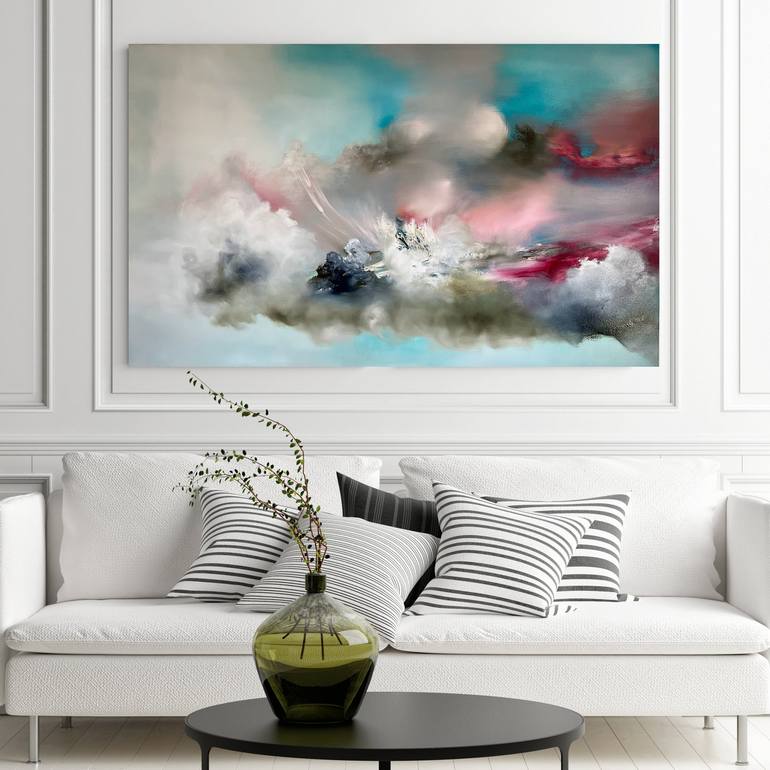 Original Abstract Expressionism Abstract Painting by Julia Swaby