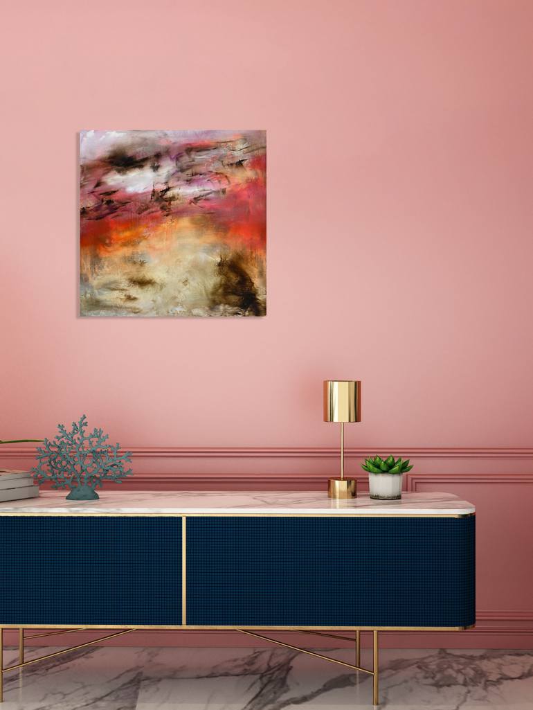 Original Abstract Expressionism Abstract Painting by Julia Swaby