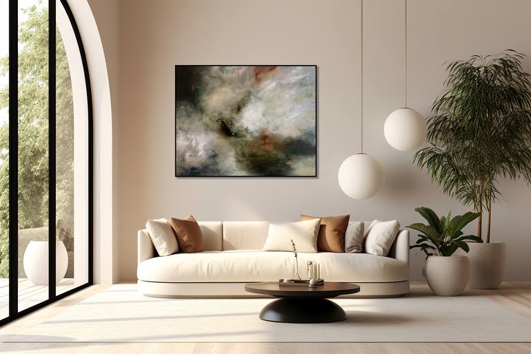 Original Abstract Expressionism Abstract Painting by Julia Swaby