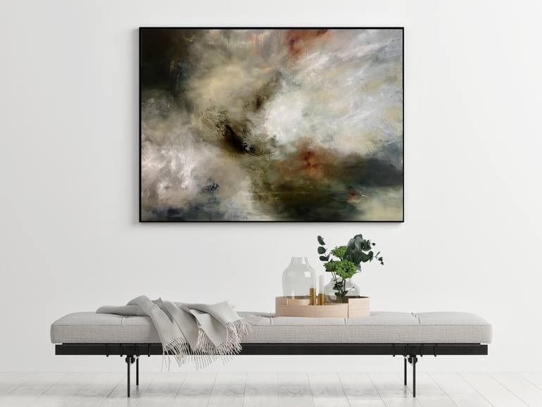 Original Abstract Expressionism Abstract Painting by Julia Swaby