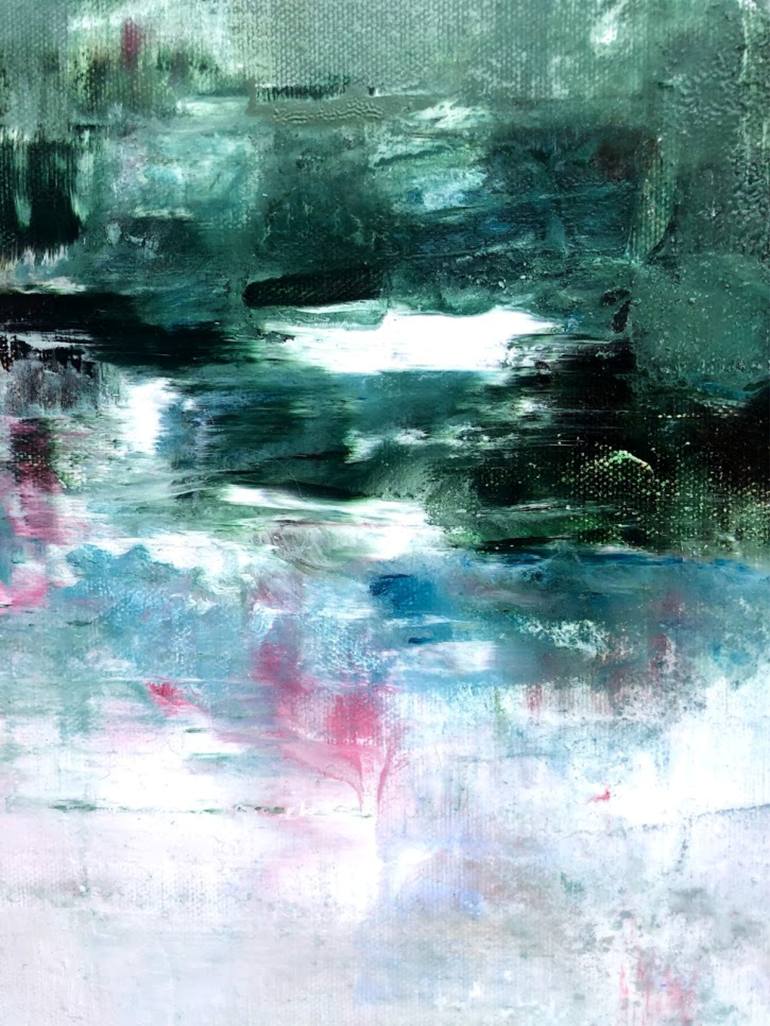 Original Abstract Expressionism Abstract Painting by Julia Swaby