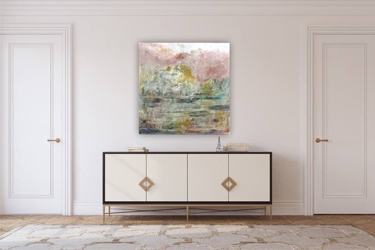 Original Impressionism Abstract Painting by Julia Swaby