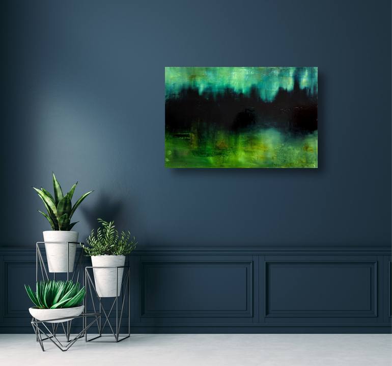 Original Impressionism Abstract Painting by Julia Swaby