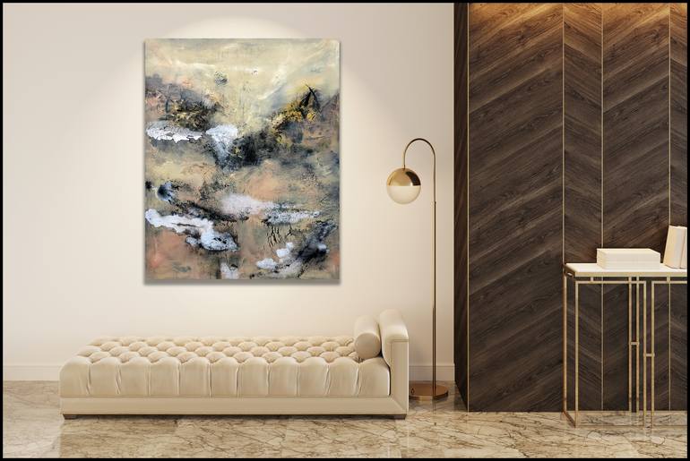 Original Fine Art Abstract Painting by Julia Swaby