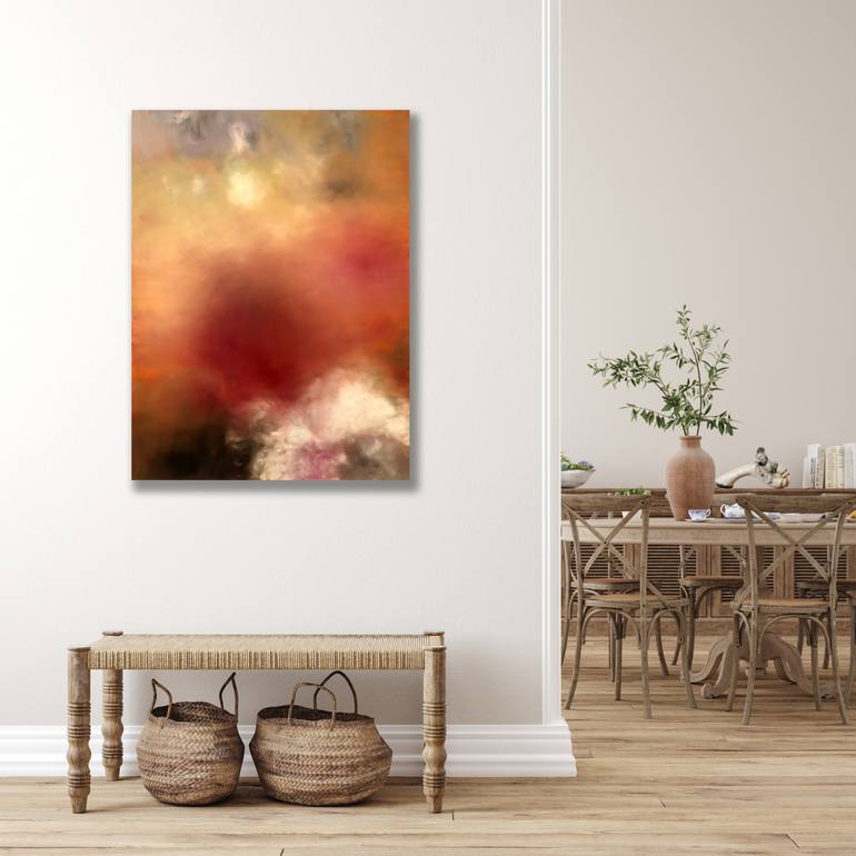 Original Fine Art Abstract Painting by Julia Swaby