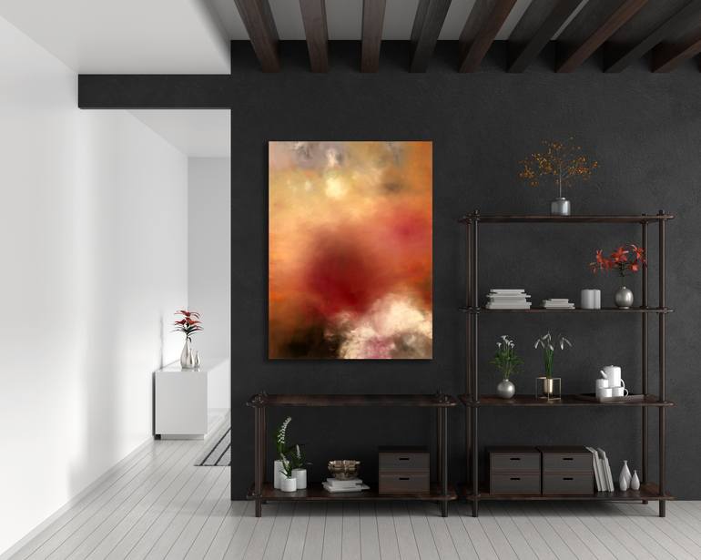 Original Fine Art Abstract Painting by Julia Swaby