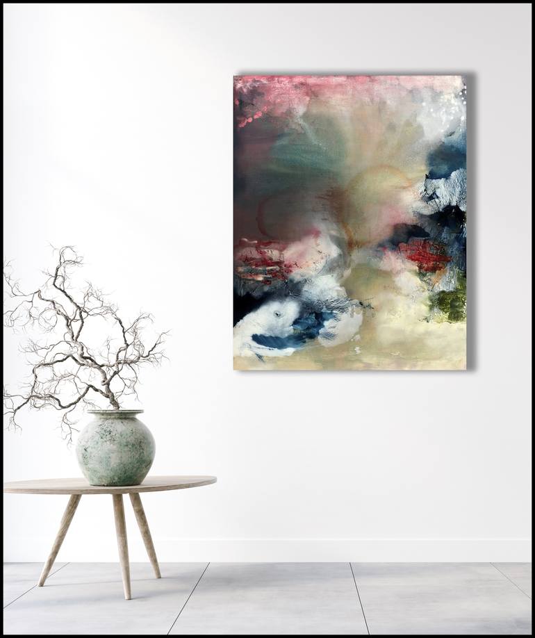 Original Abstract Expressionism Abstract Painting by Julia Swaby