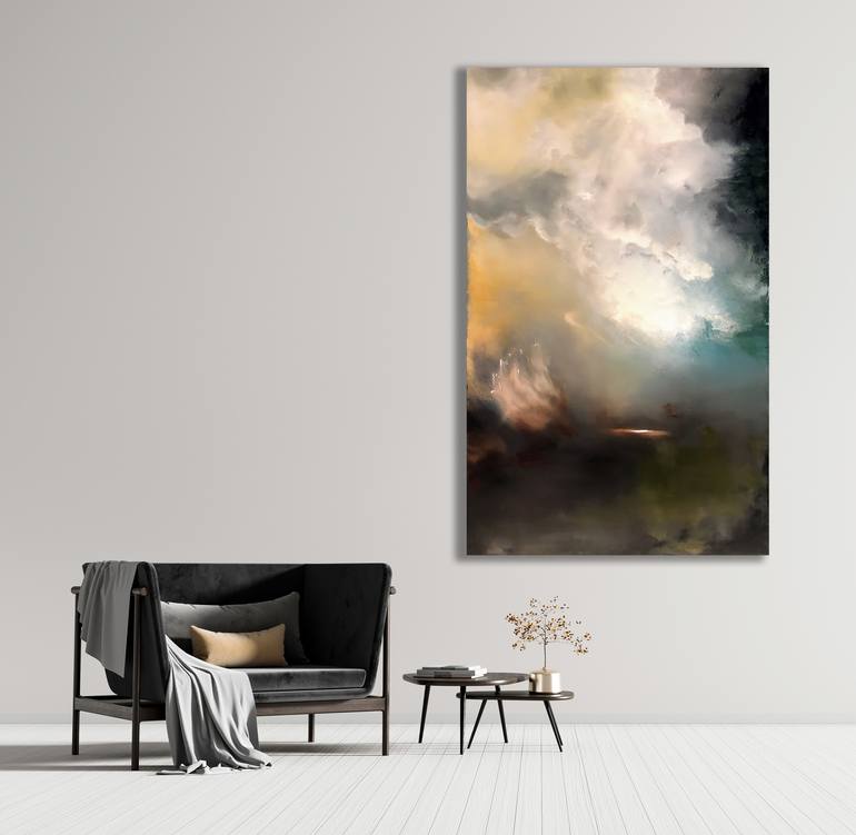 Original Fine Art Abstract Painting by Julia Swaby