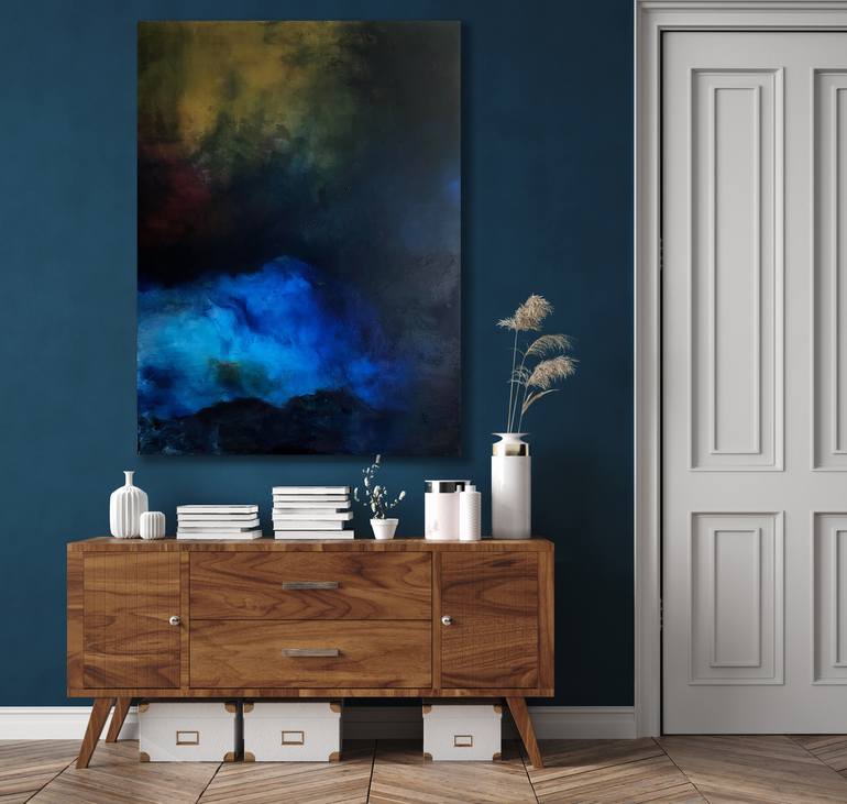 Original Fine Art Abstract Painting by Julia Swaby