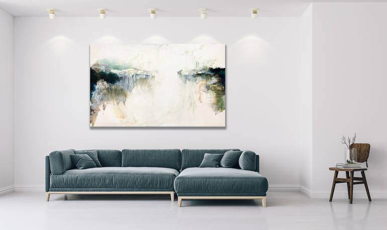 Original Fine Art Abstract Painting by Julia Swaby