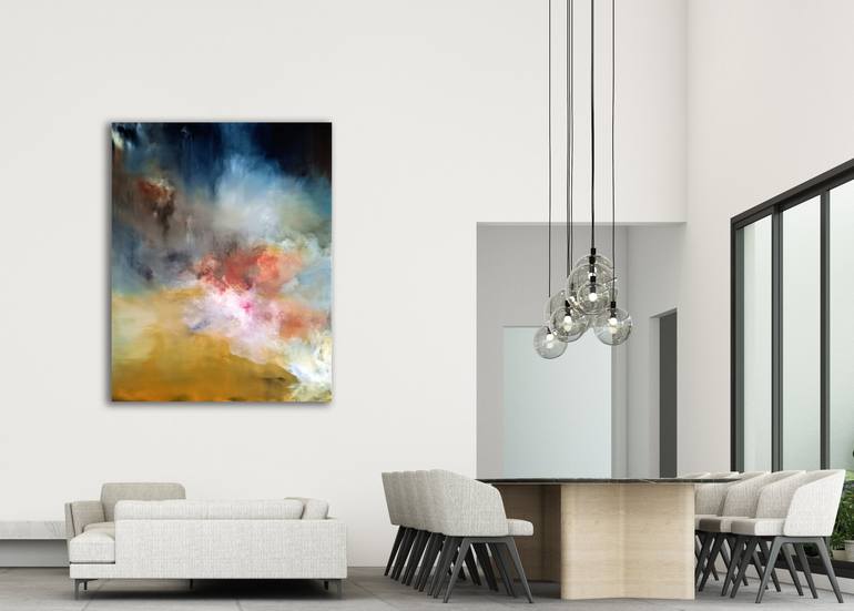 Original Abstract Expressionism Abstract Painting by Julia Swaby