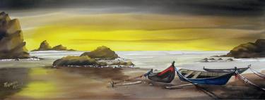 Original Modern Landscape Paintings by praveen verma