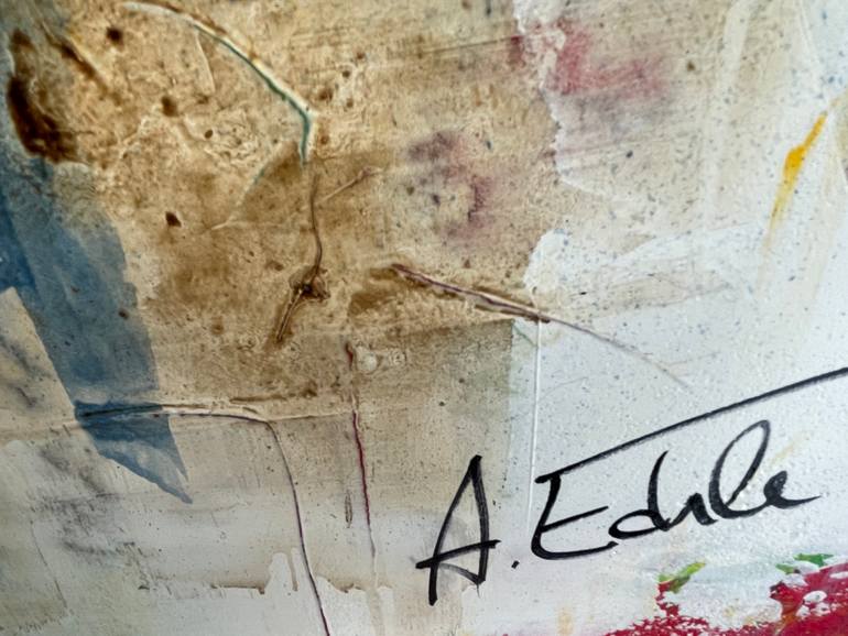 Original Abstract People Painting by Astrid Echle