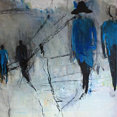 Original Abstract People Paintings by Astrid Echle