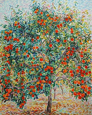 Original Impressionism Tree Paintings by Seongse Yi