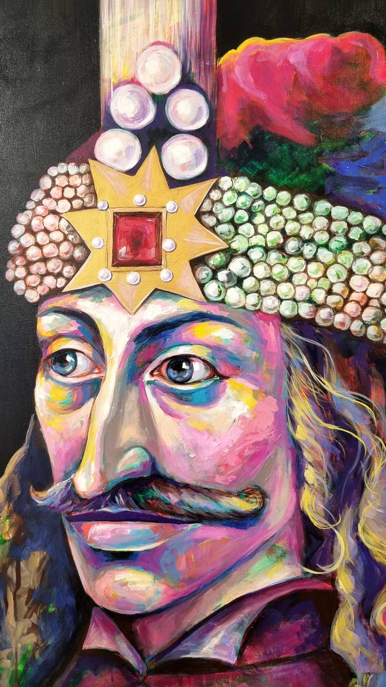 Original Figurative Politics Painting by Alexandra Andreica