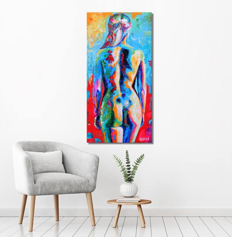 Original Nude Painting by Alexandra Andreica