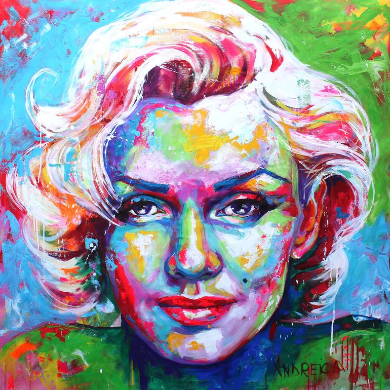 marilyn monroe abstract art