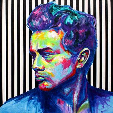 Original Abstract Portrait Paintings by Alexandra Andreica