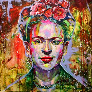 Original Abstract Celebrity Paintings by Alexandra Andreica