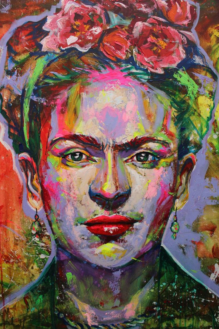 Frida Kahlo 3 Painting by Alexandra Andreica | Saatchi Art