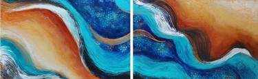 Original Abstract Paintings by Isabelle Castilloux