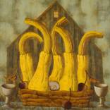 Still life in a landscape by Alexander Demidov