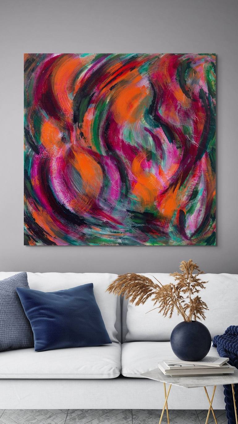 Original Abstract Painting by J R Oatts