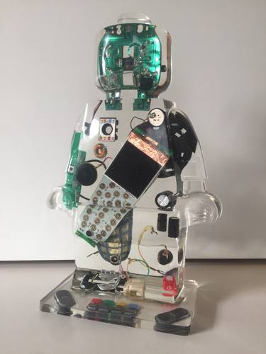 Original Pop Art Science/Technology Sculpture by Alessandro Piano