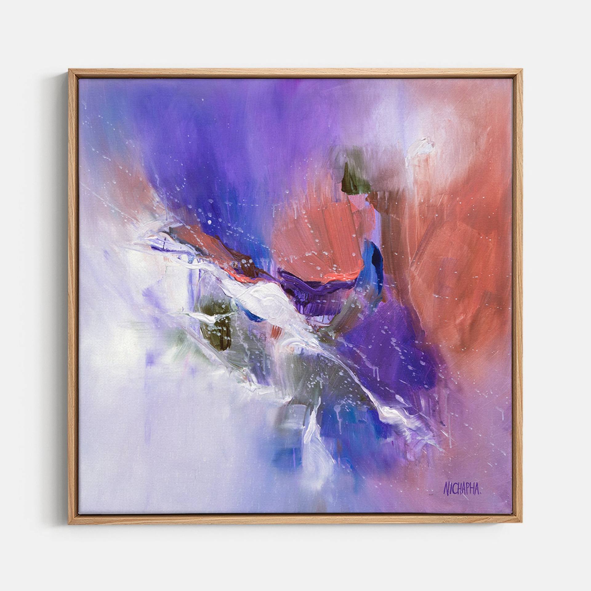 Original Abstract Flow Painting