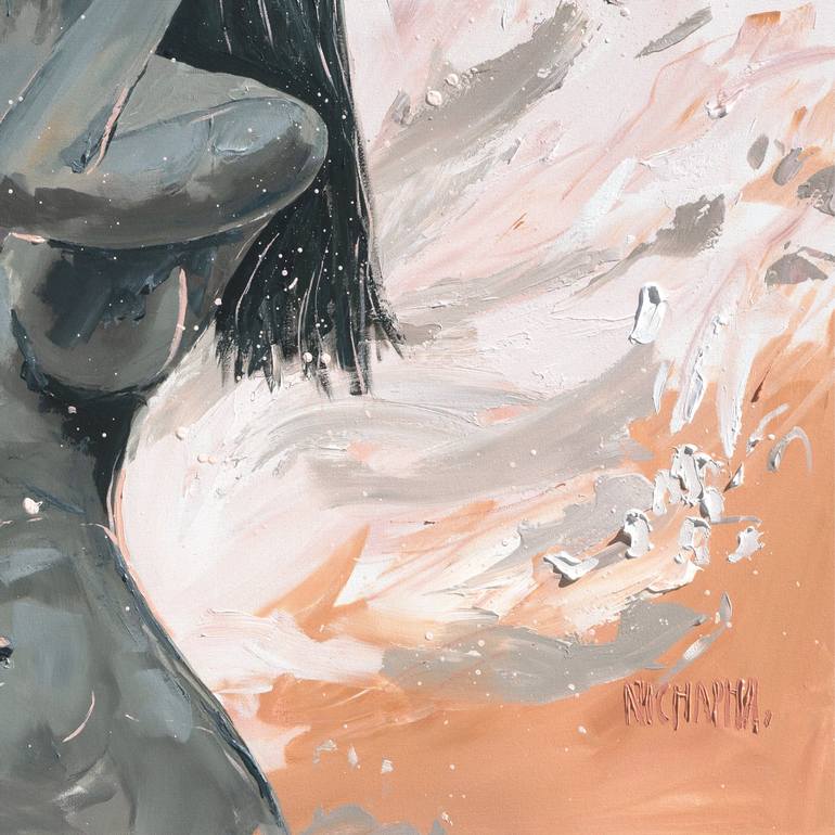 Original Nude Painting by Nichapha Trongsiri