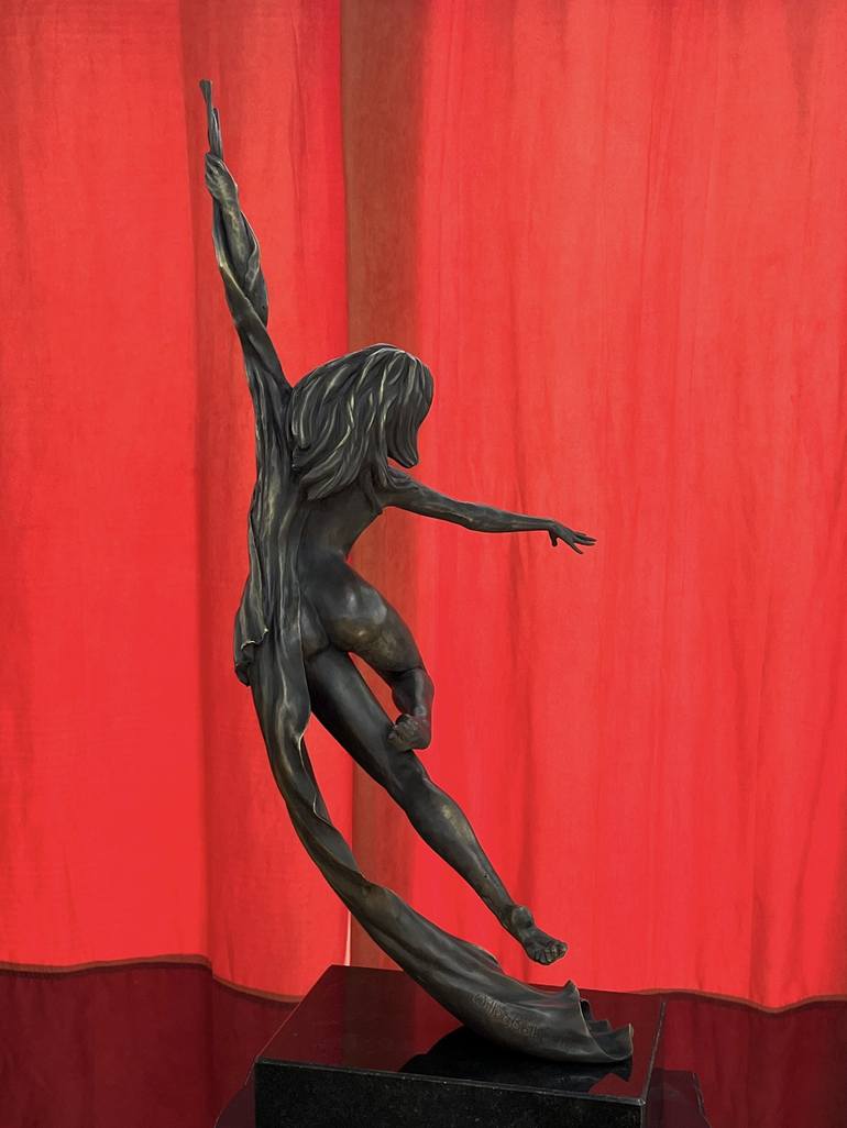 Original Contemporary Performing Arts Sculpture by Willem Botha