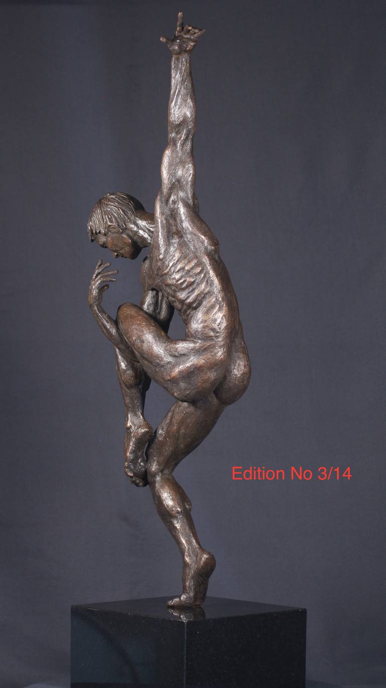 Original Figurative Nude Sculpture by Willem Botha