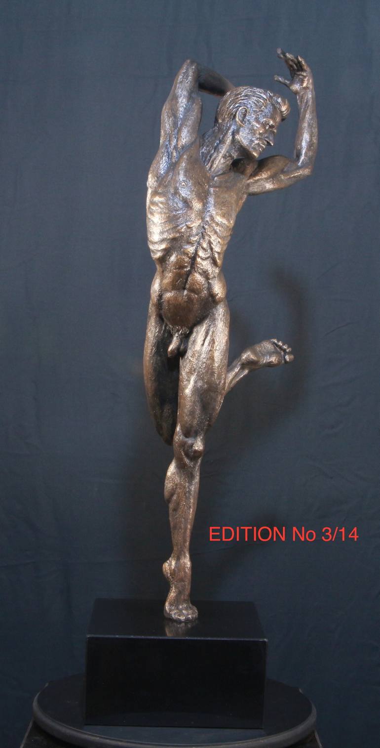 Original Figurative Nude Sculpture by Willem Botha