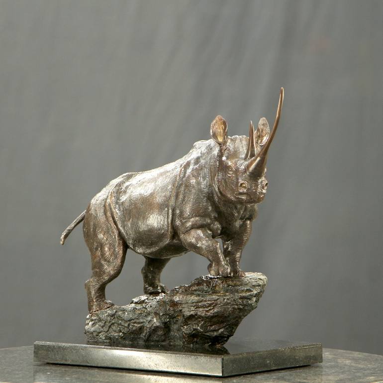 Original Realism Animal Sculpture by Willem Botha