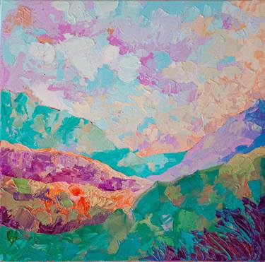 Original Expressionism Landscape Paintings by mariam haydar