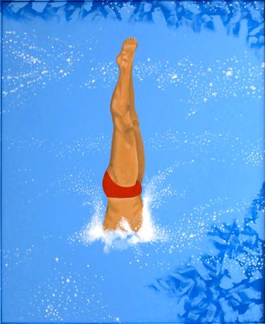 Print of Figurative Water Paintings by Mark Boge