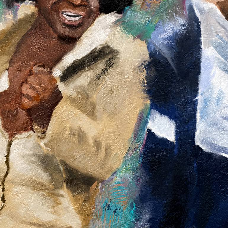 Original Abstract Pop Culture/Celebrity Painting by Ronel Lafleur