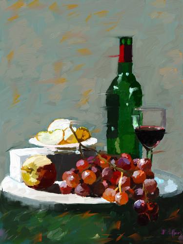 Print of Food & Drink Paintings by Ronel Lafleur