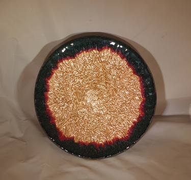 Copper fire round plate thumb