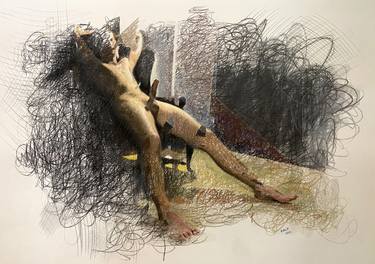 Print of Abstract Erotic Drawings by Miguel Camacho-Padilla